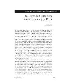 La Leyenda Negra, hoy, entre historia y política / Antoni Furió | Biblioteca Virtual Miguel de Cervantes